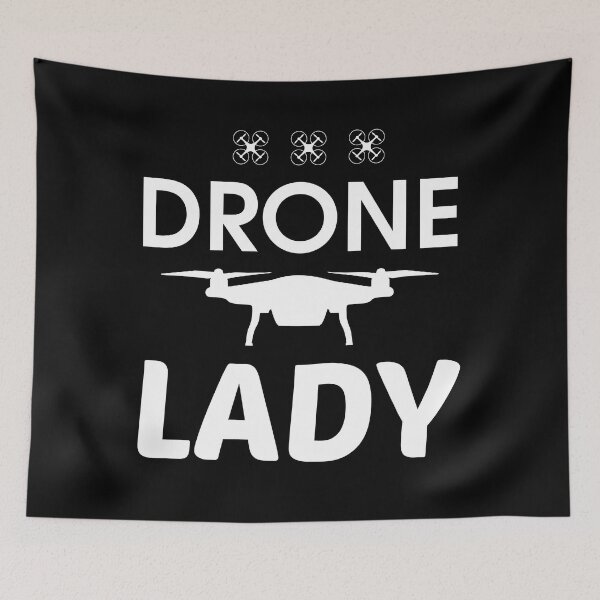 Item preview, Drone Lady | Funny design for female drone lovers designed and sold by Lees Tees.