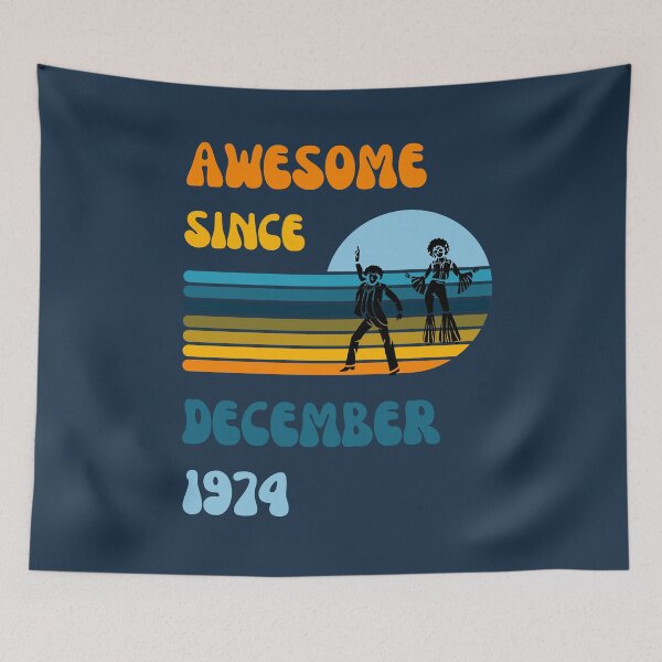 Item preview, Awesome since December 1974 | Born December 1974 | Made in December 1974 | Legend since December 1974 | Birthday Gift for 48 year old mom dad grandma grandpa | Vintage Retro 70s Birthday gift idea designed and sold by Saffire6.