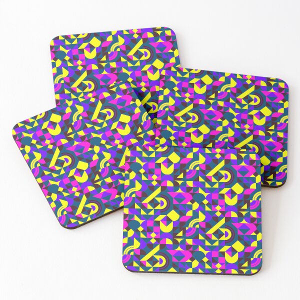 Item preview, geometric colorful patterns conceptual Art - Abstract Neo Geo graphic design designed and sold by Design Repo.
