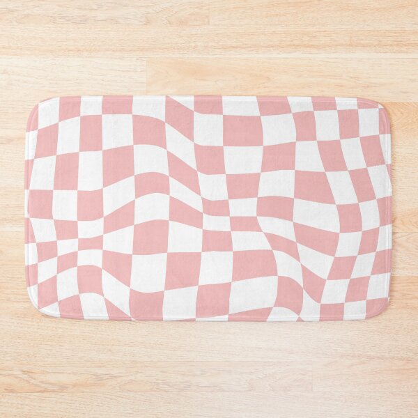 Item preview, Pink Retro Wavy Checkered Pattern designed and sold by venella.
