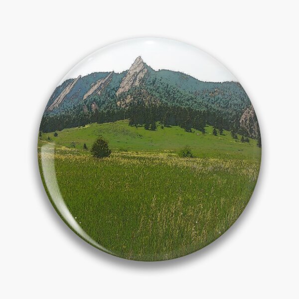 Item preview, Chautauqua Park Landscape Design Painting  designed and sold by randomtdesigns.