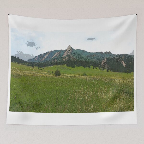 Item preview, Chautauqua Park Landscape Design Painting  designed and sold by randomtdesigns.
