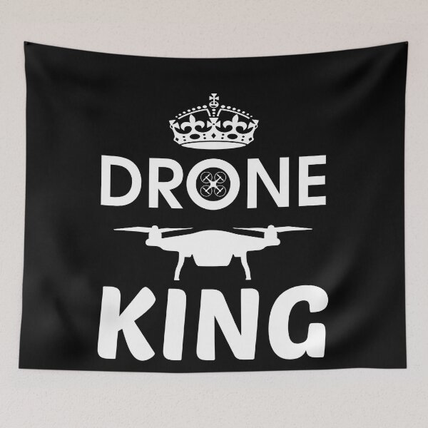 Item preview, Drone King | Funny design for drone lovers designed and sold by Lees Tees.