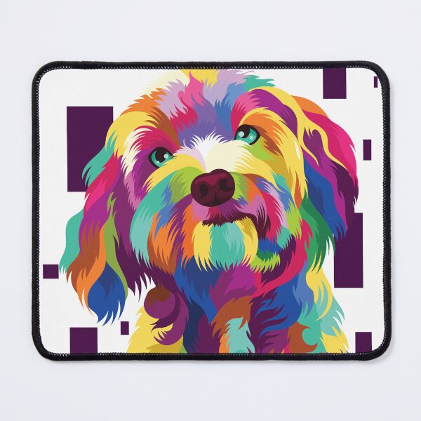 Item preview, Colorful Dog Illustration Design designed and sold by zoripet Store.
