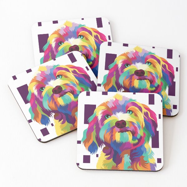 Item preview, Colorful Dog Illustration Design designed and sold by zoripet Store.