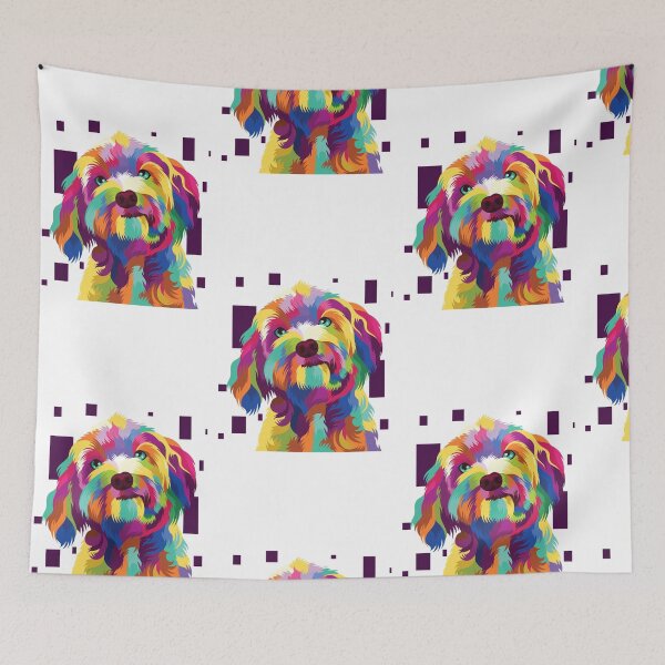 Item preview, Colorful Dog Illustration Design designed and sold by zoripet Store.