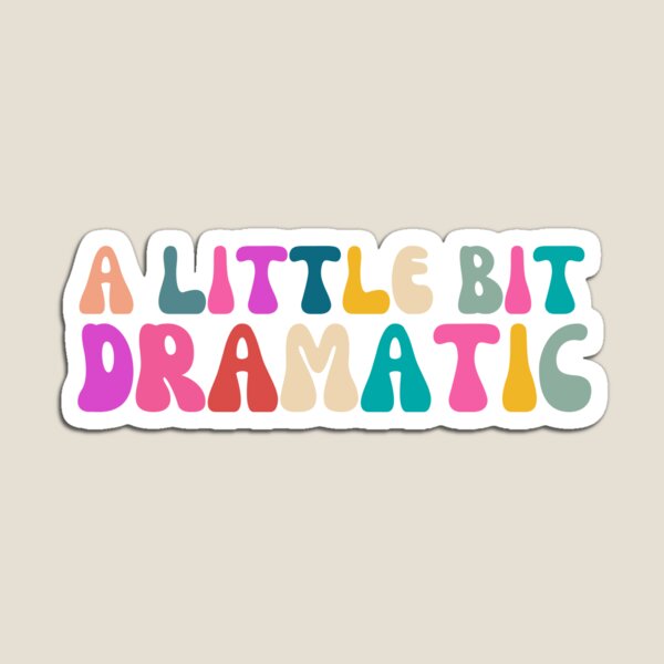 Item preview, A Little Bit Dramatic Colorful Design  designed and sold by diip.