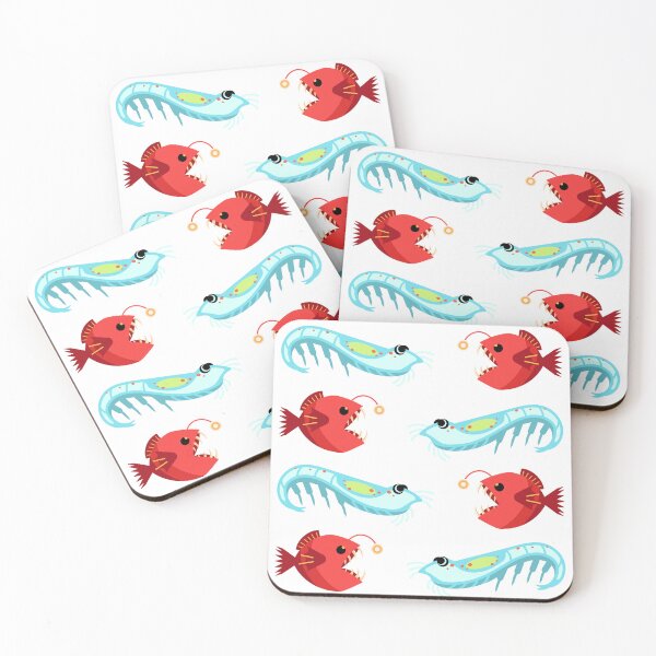 Item preview, Shrimp Anglerfish Angler Fish Anglar Cute Kawaii Light Darkness Deep Sea Sticker designed and sold by sportify.