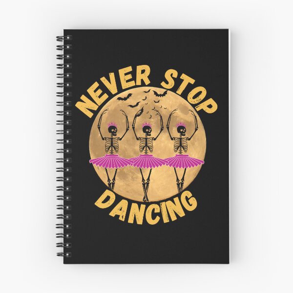 Item preview, Never stop dancing funny ballet skeleton designed and sold by reka88.