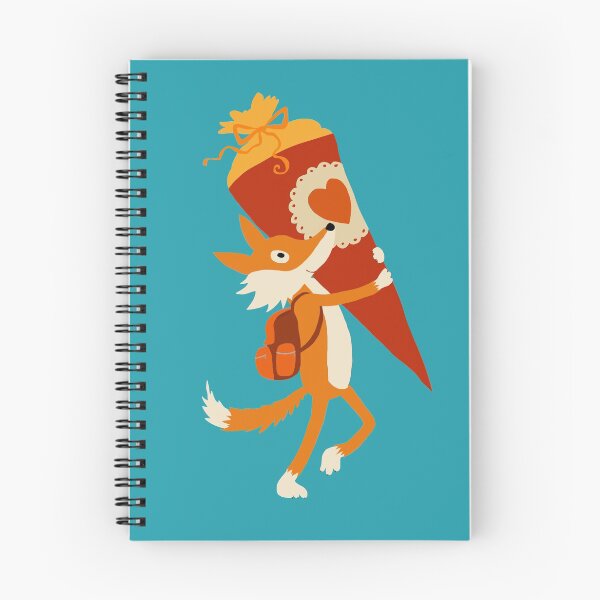 Item preview, Fox with schoolbag designed and sold by Anna Zimmermann.