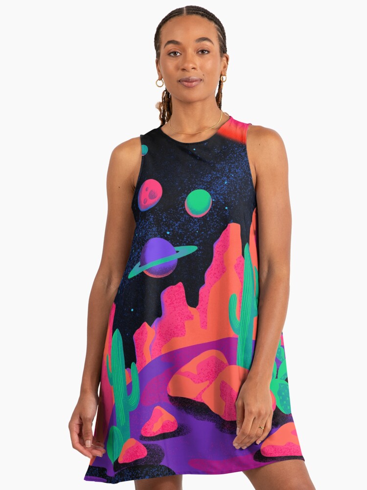 navy blue dress for baby girl Sarahi Western Aztec Shirred A-line Sleeveless Maxi Dress