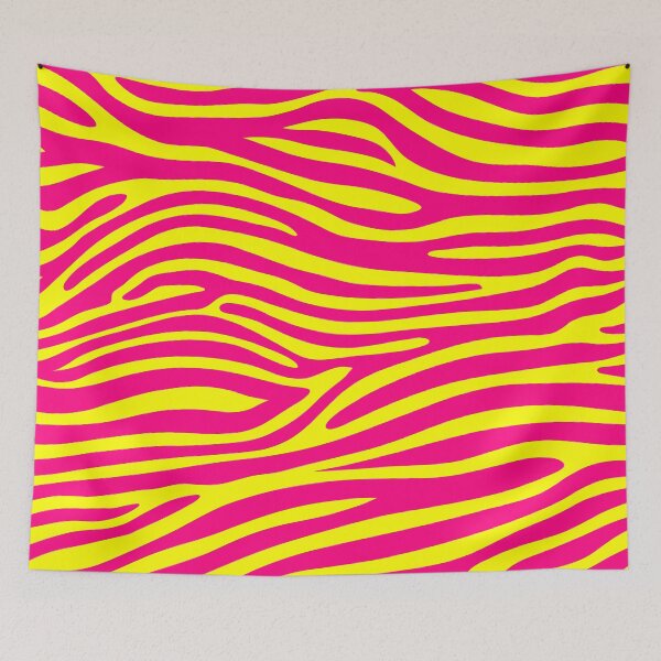 Item preview, Pink and Yellow Zebra Print designed and sold by Ayoub14.
