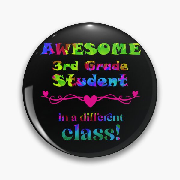 Item preview, AWESOME 3rd Grade Student - in a different class! designed and sold by captainpeter.