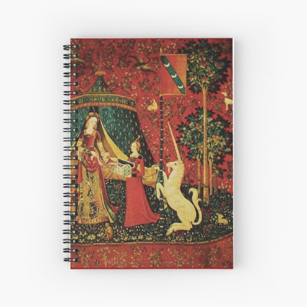 The Lady and the Unicorn Spiral Notebook