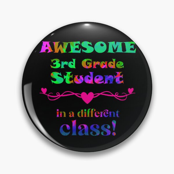 Item preview, AWESOME 3rd Grade Student - in a different class! designed and sold by captainpeter.