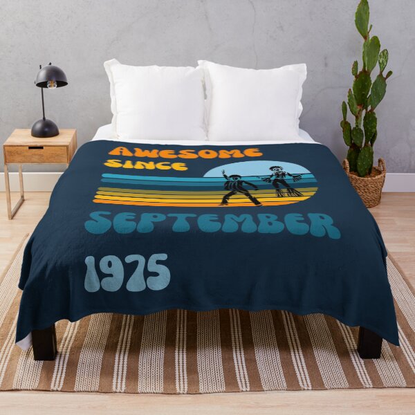 Item preview, Awesome since September 1975 | Born September 1975 | Made in September 1975 | Legend since September 1975 | Birthday Gift for 47 year old mom dad grandma grandpa | Vintage Retro 70s Birthday gift idea designed and sold by Saffire6.