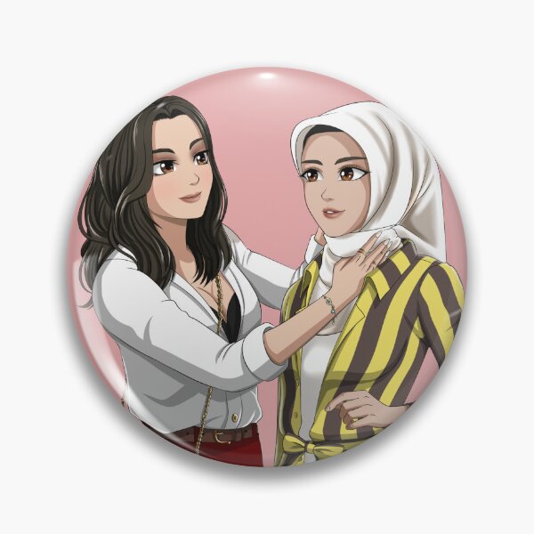 Artikelvorschau, Türkische Anime-Heldin (alternative Kleidung) entworfen und verkauft von AnimeOfUs.