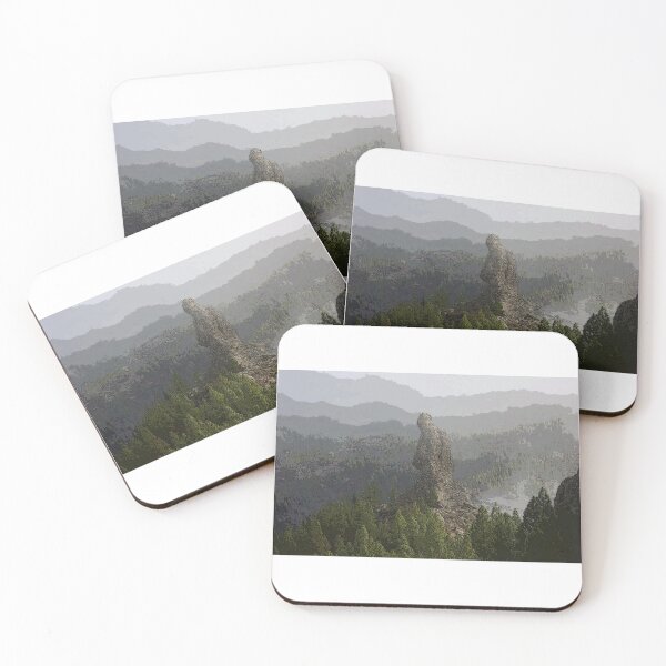 Item preview, Roque Nublo Landscape Design Painting  designed and sold by randomtdesigns.