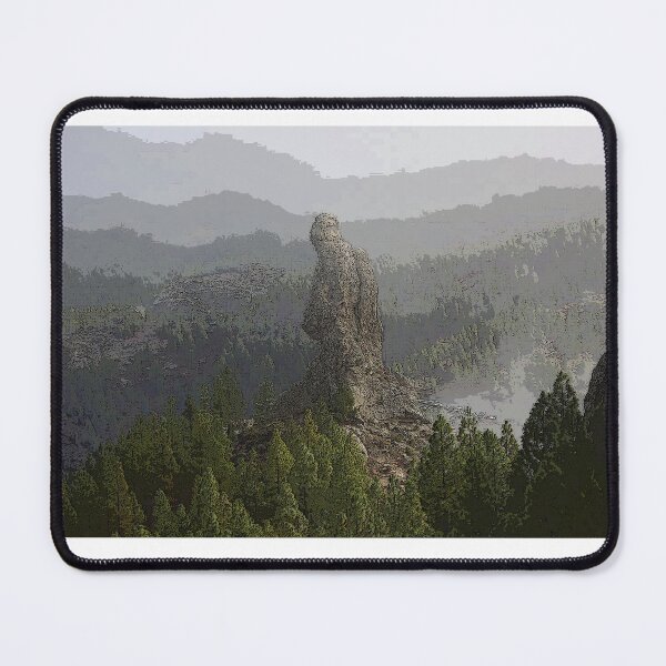 Item preview, Roque Nublo Landscape Design Painting  designed and sold by randomtdesigns.