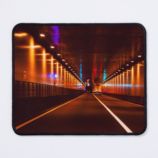 Item preview, Night Time Road Trip Through Tunnel Multicolored Abstract designed and sold by Bill Slader.