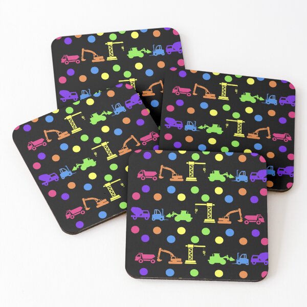 Item preview, Rainbow trucks pattern  designed and sold by KCAbdelnour.