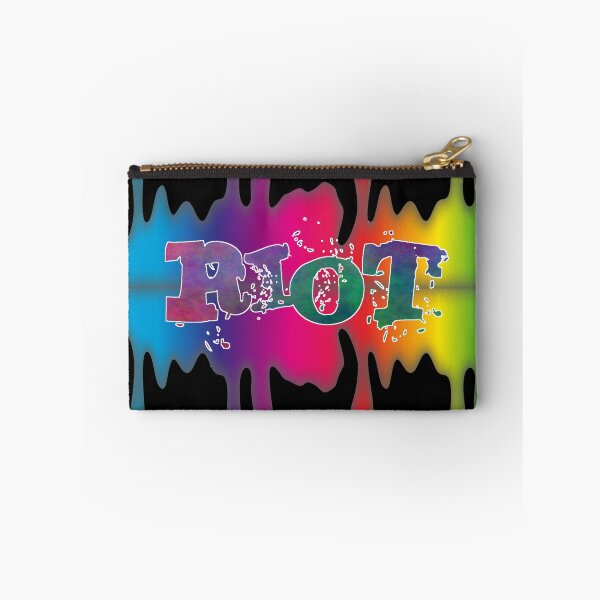 Item preview, RIOT Shirt - MultiColor Slogan and Blob Background designed and sold by iNukeDesign.