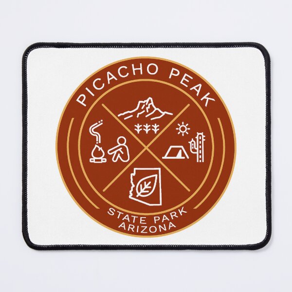 Item preview, Picacho Peak State Park Heraldic Logo designed and sold by VanyaKar.