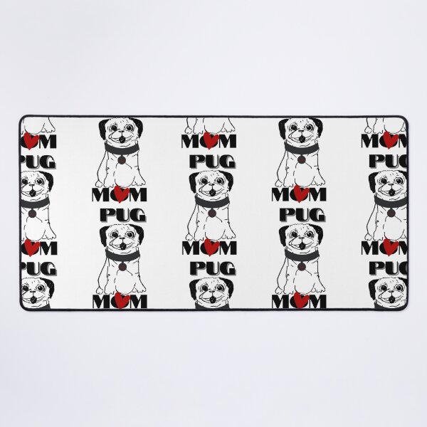Item preview, Pug Mom, Pug Love, the pug is drawn by my dear friend Trude designed and sold by Anke Franikowski.