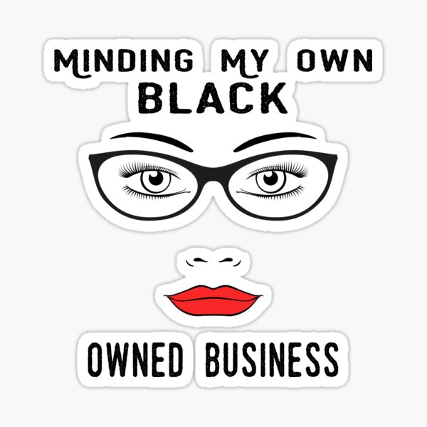 Black Owned Business Decal