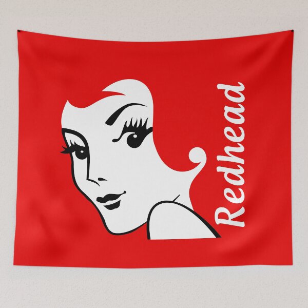 Item preview, Miss Redhead (text) [iPad / Phone cases / Prints / Clothing / Decor] designed and sold by Didi Bingham.