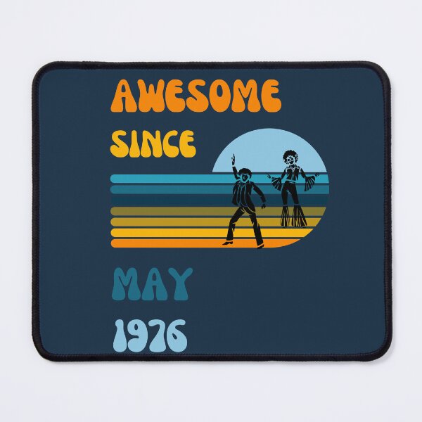 Item preview, Awesome since May 1976 | Born May 1976 | Made in May 1976 | Legend since May 1976 | Birthday Gift for 46 year old mom dad grandma grandpa | Vintage Retro 70s Birthday gift idea designed and sold by Saffire6.