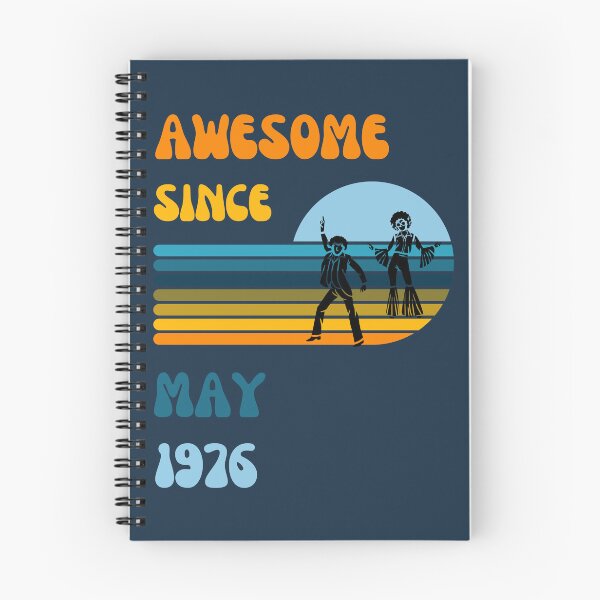 Item preview, Awesome since May 1976 | Born May 1976 | Made in May 1976 | Legend since May 1976 | Birthday Gift for 46 year old mom dad grandma grandpa | Vintage Retro 70s Birthday gift idea designed and sold by Saffire6.