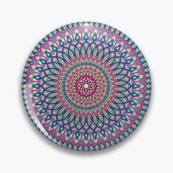 Item preview, Mandala Inspired Design in Colors #13 designed and sold by ZenDrawings.