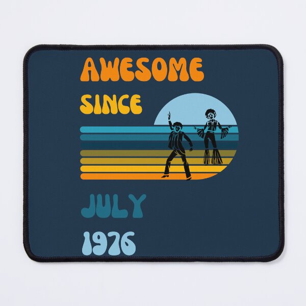 Item preview, Awesome since July 1976 | Born July 1976 | Made in July 1976 | Legend since July 1976 | Birthday Gift for 46 year old mom dad grandma grandpa | Vintage Retro 70s Birthday gift idea designed and sold by Saffire6.