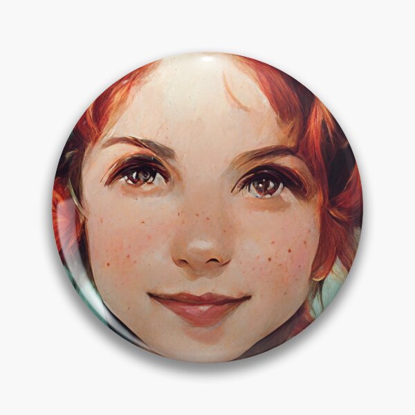 Item preview, Gorgeous Redheaded Teen getting her Hair Cut avoiding Fads designed and sold by SingularityGeek.