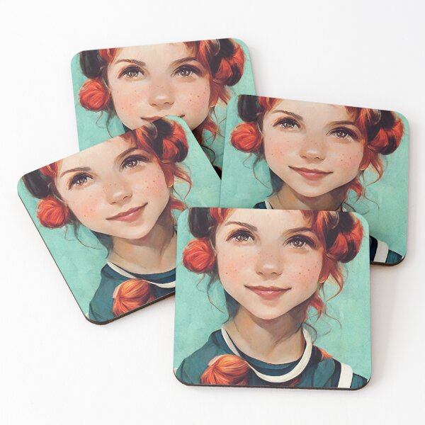 Item preview, Gorgeous Redheaded Teen getting her Hair Cut avoiding Fads designed and sold by SingularityGeek.