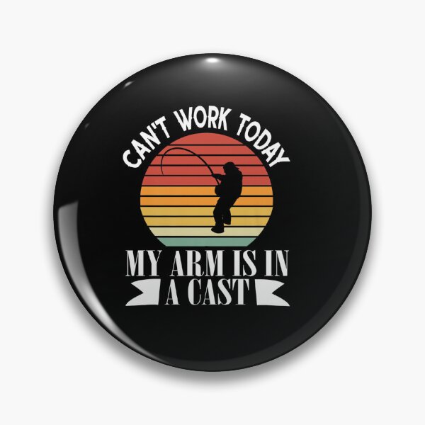 Artikelvorschau, ICH KANN HEUTE ARBEITEN MEIN ARM IST IN GUSS FUNNY FISHING entworfen und verkauft von sobriowslen.