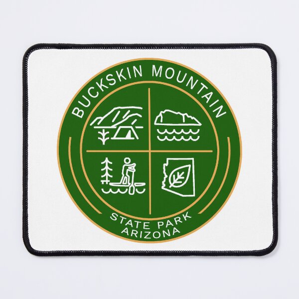 Item preview, Buckskin Mountain State Park Heraldic Logo designed and sold by VanyaKar.