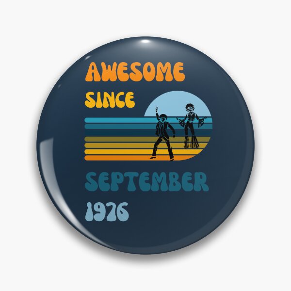 Item preview, Awesome since September 1976 | Born September 1976 | Made in September 1976 | Legend since September 1976 | Birthday Gift for 46 year old mom dad grandma grandpa | Vintage Retro 70s Birthday gift idea designed and sold by Saffire6.