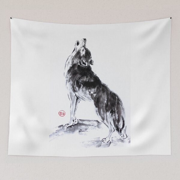 Item preview, Lonely wolf designed and sold by ladyshekk.