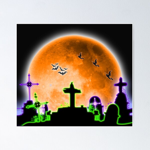 Item preview, Orange October Moon designed and sold by Kuetspal-Lin.
