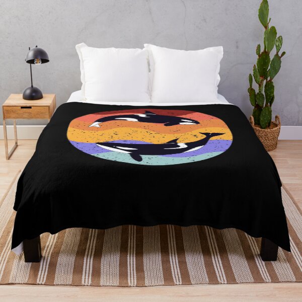 Item preview, Retro Vintage Killer Whale Sunset Women Men Kids Design designed and sold by Countrysmart.