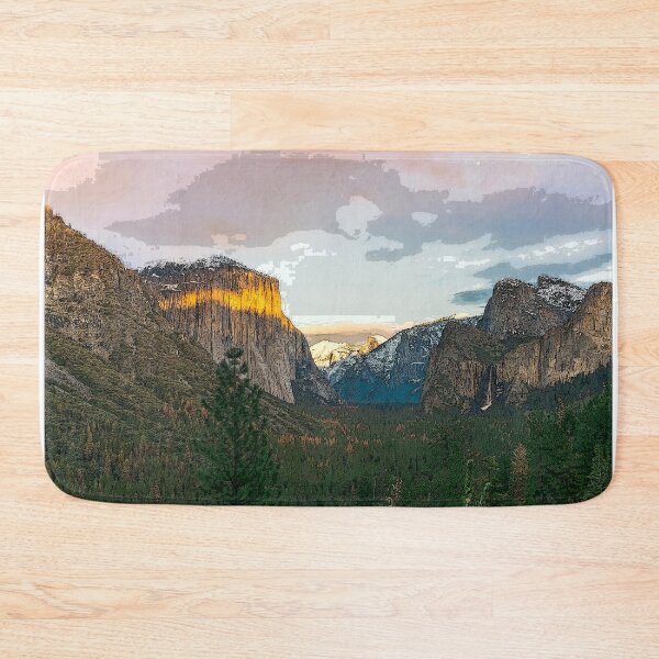 Item preview, Yosemite Valley Landscape Design Painting  designed and sold by randomtdesigns.