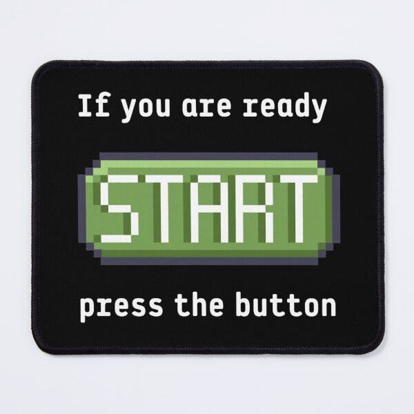 Item preview, Press the start button  - Retro gaming experience - Text based design - White text designed and sold by Nemesiscrowd.
