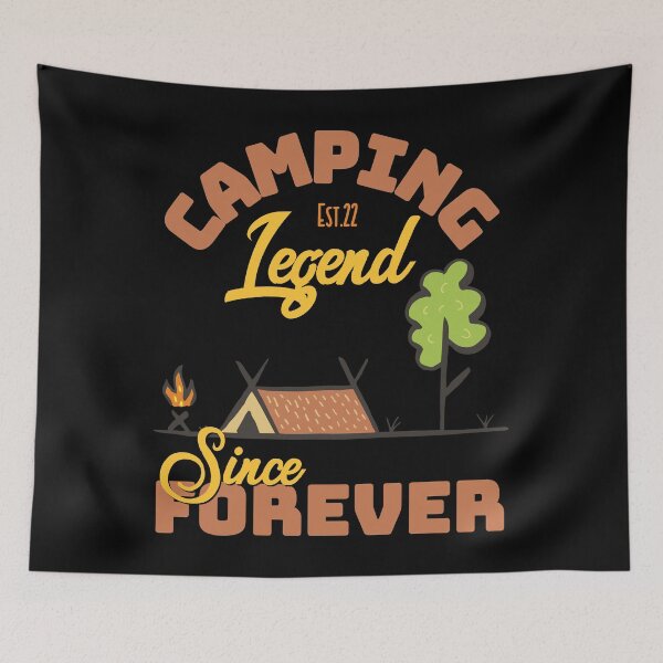 Item preview, CAMPING LEGEND SINCE FOREVER designed and sold by GAADesignz.