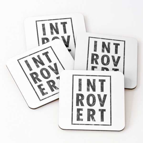 Item preview, Introvert graphic funny subtle design designed and sold by ThreadlyAndCo.