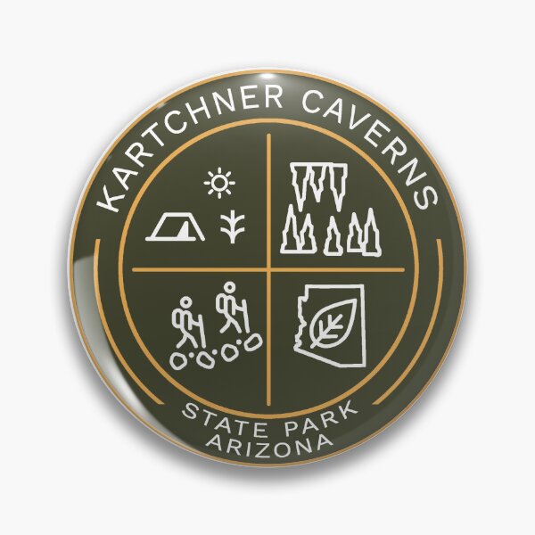 Item preview, Kartchner Caverns State Park Heraldic Logo designed and sold by VanyaKar.