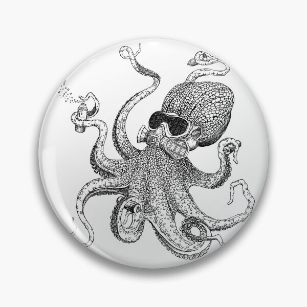 Item preview, "Octavius" The Graffiti Artist Octopus designed and sold by TheCollywobbles.