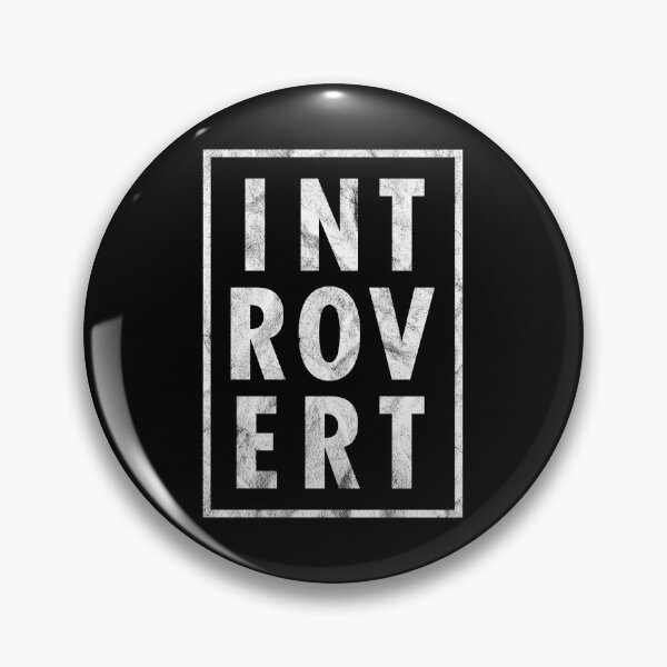 Item preview, Introvert graphic funny subtle design designed and sold by ThreadlyAndCo.