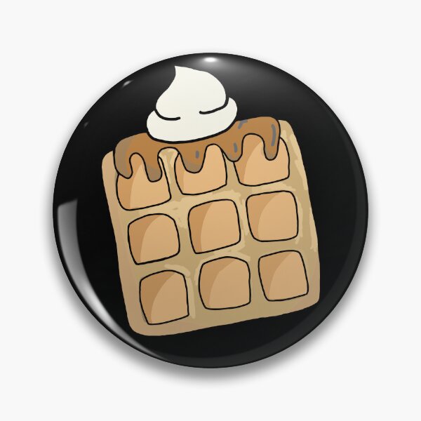 Item preview, Waffle with cream, waffle day, cute waffle with cream  designed and sold by Reroreemy.